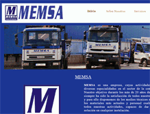 Tablet Screenshot of grupomemsa.com